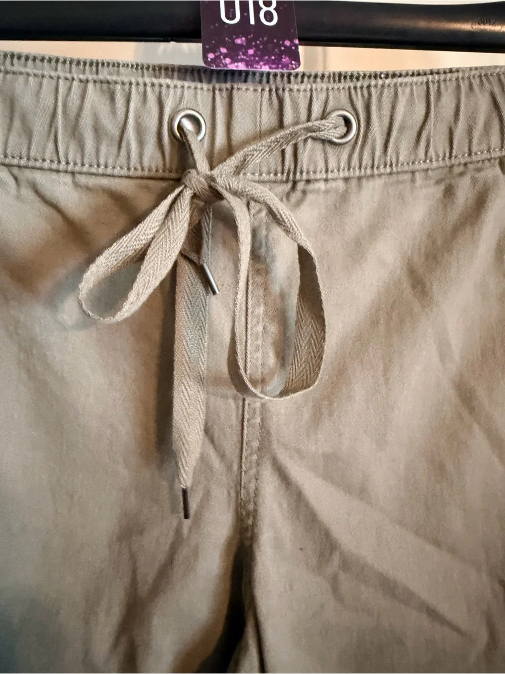 Rewash Olive-Taupe Cargo Jogger Pants